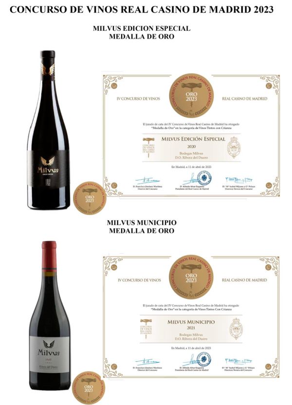 Concurso de vinos Real Casino de Madrid 2023